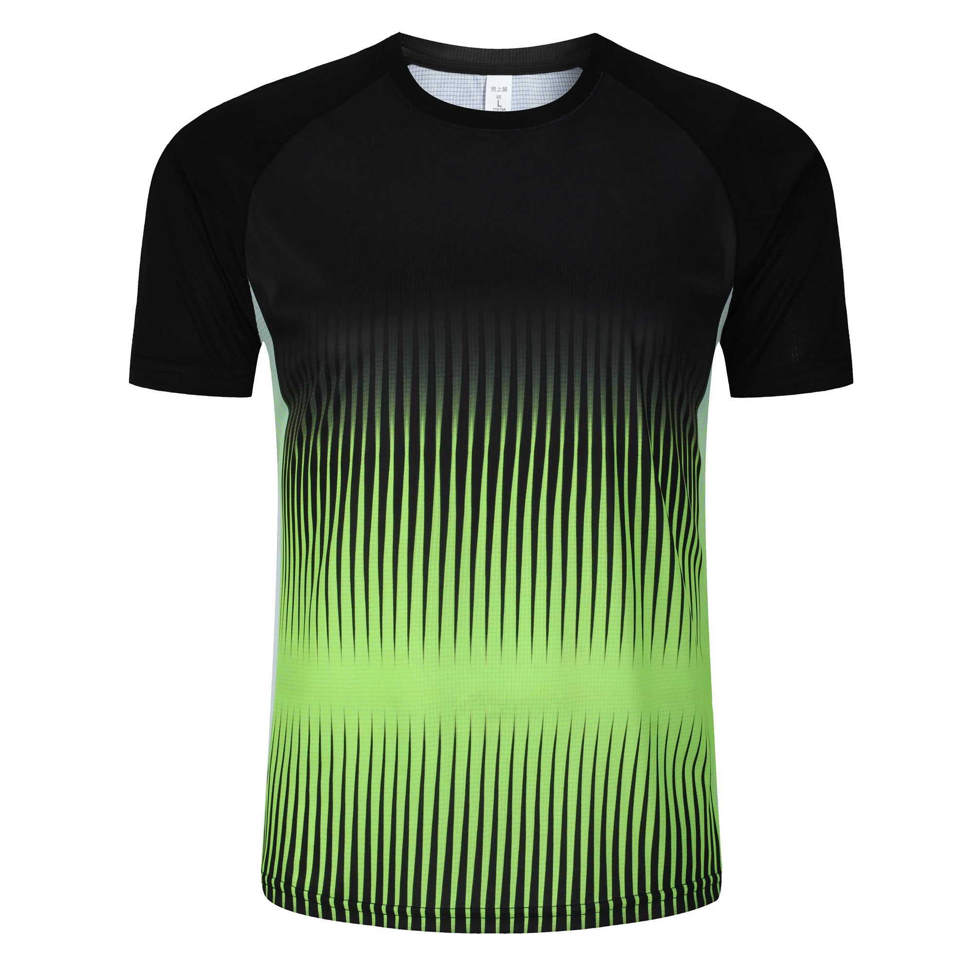 Badminton Asia - Camiseta con estampado de rayas degradadas
