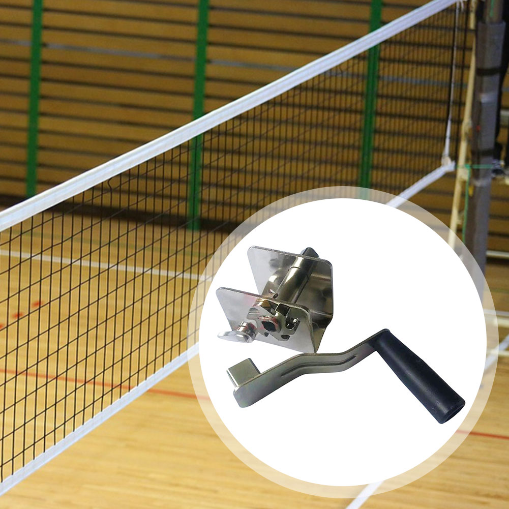 Badminton Netting - Tensor de red deportiva de manivela,