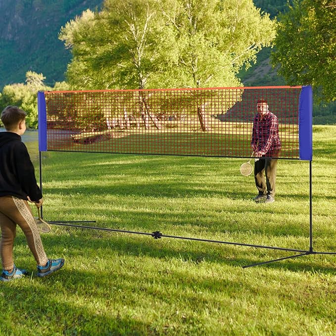 Red de bádminton portátil de t - Badminton Netting reseña y precio