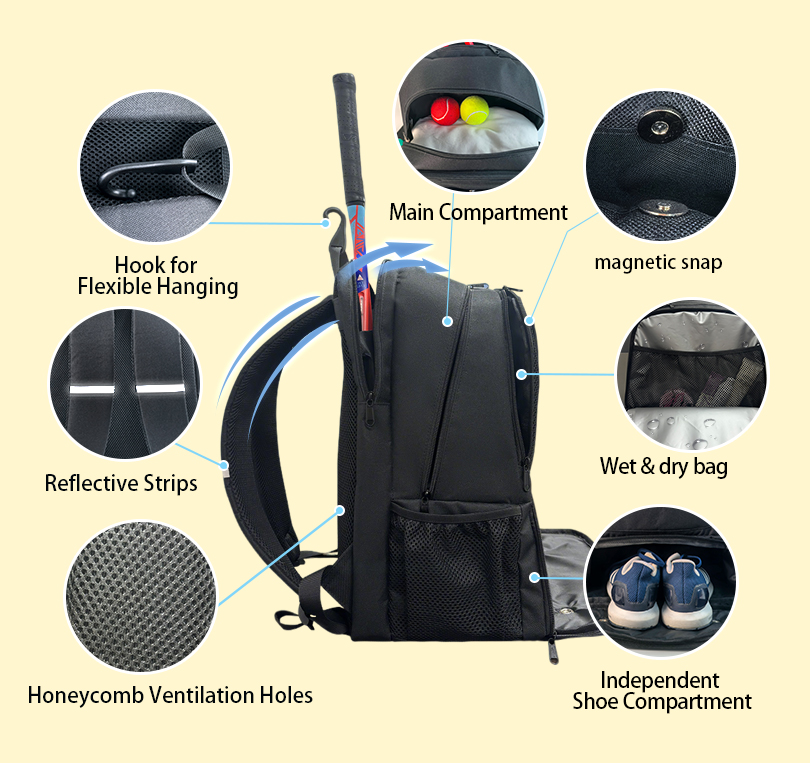 Mochila de Gran Capacidad para - Badminton Xxl reseña y precio